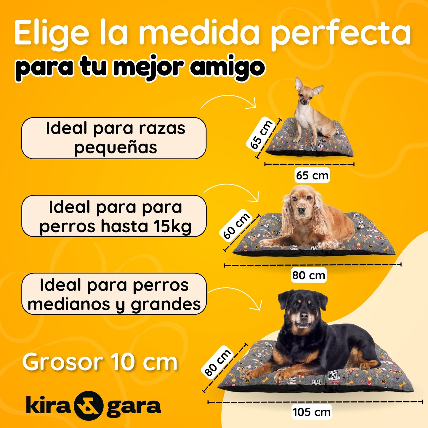Cama para Perro - Colchoneta para Perro - Cojín Perro - Colchón Perro